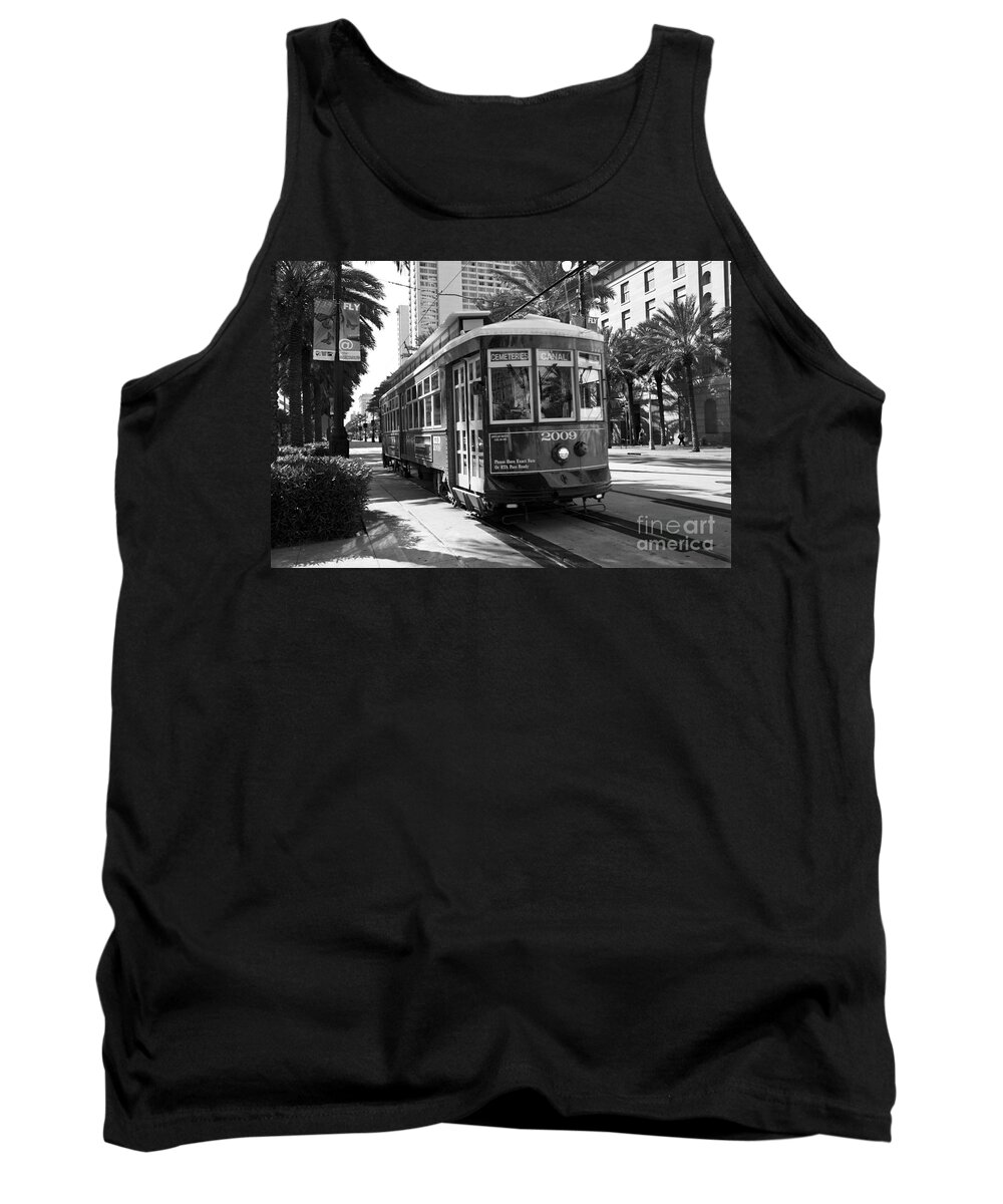 Canal Street Car Tank Top featuring the photograph Nawlins by Leslie Leda