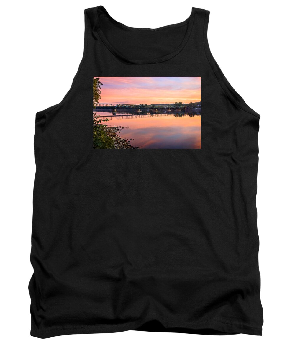 Sunrise Tank Top featuring the photograph New Hope Sunrise by Kevin Giannini