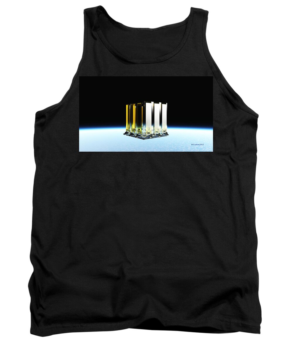 Christian Tank Top featuring the digital art New Jerusalem The City of Heaven by William Ladson