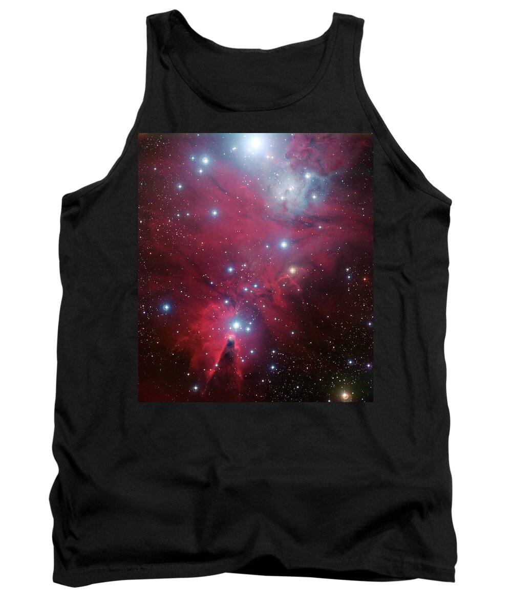 Eso Tank Top featuring the photograph NGC 2264 and the Christmas Tree Star Cluster by Eric Glaser