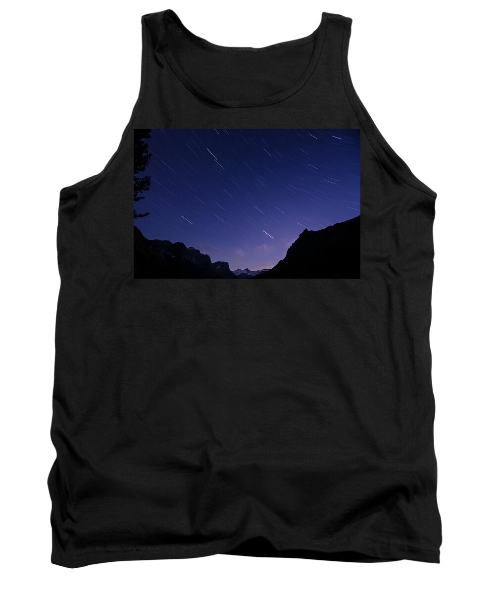 Glacier Tank Top featuring the photograph Night Moves by Margaret Pitcher