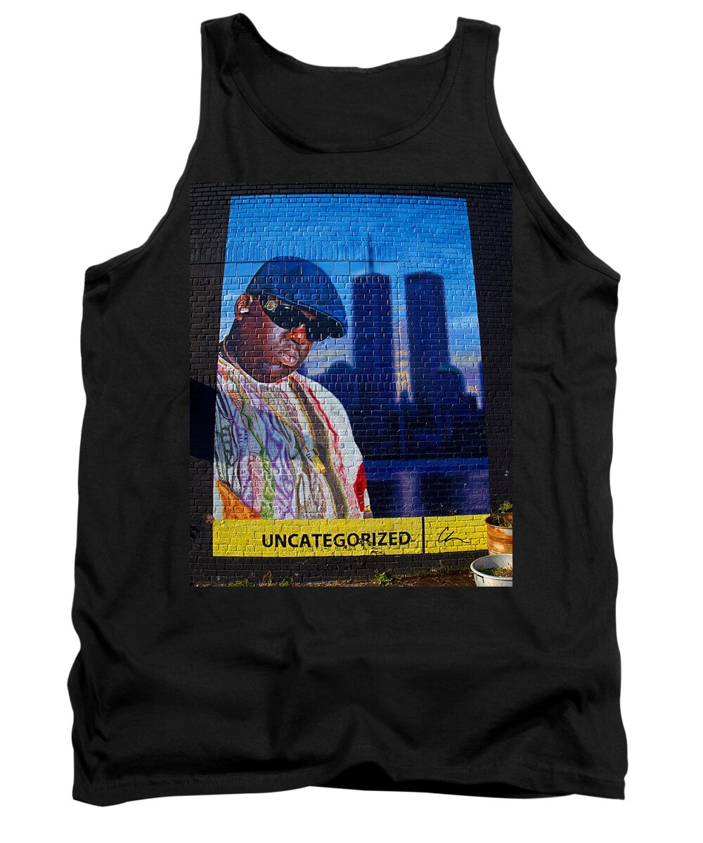 Graffiti Tank Top featuring the photograph Notorious B.I.G. by Newwwman
