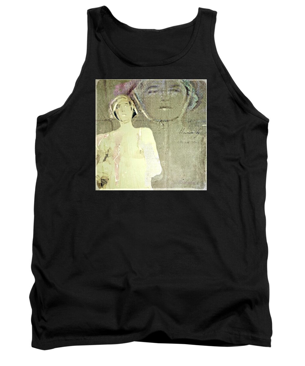 Woman Tank Top featuring the digital art Of Two Minds or More by Delight Worthyn