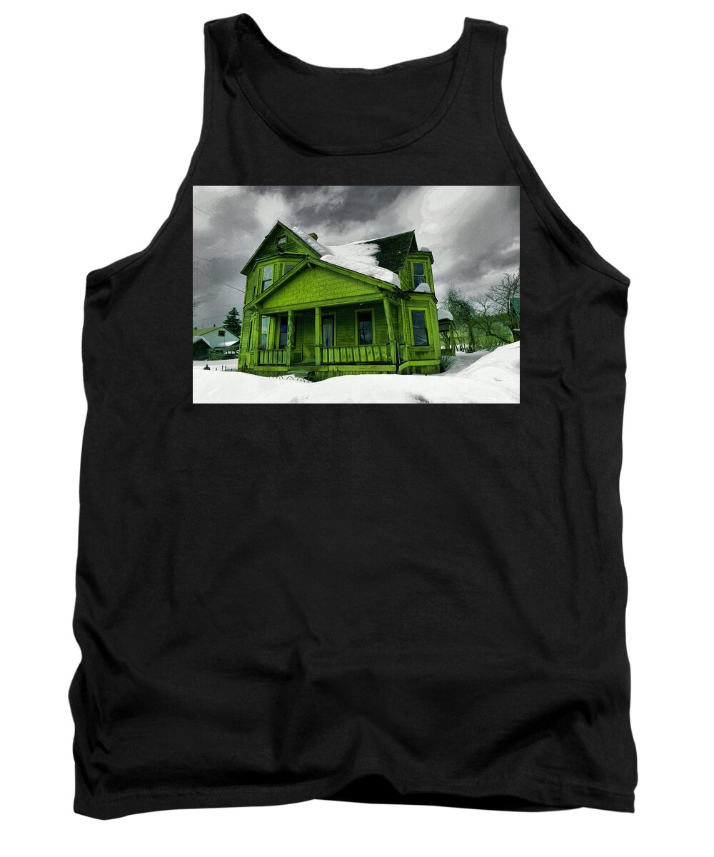 House Tank Top featuring the photograph Old house in Roslyn Washington by Jeff Swan