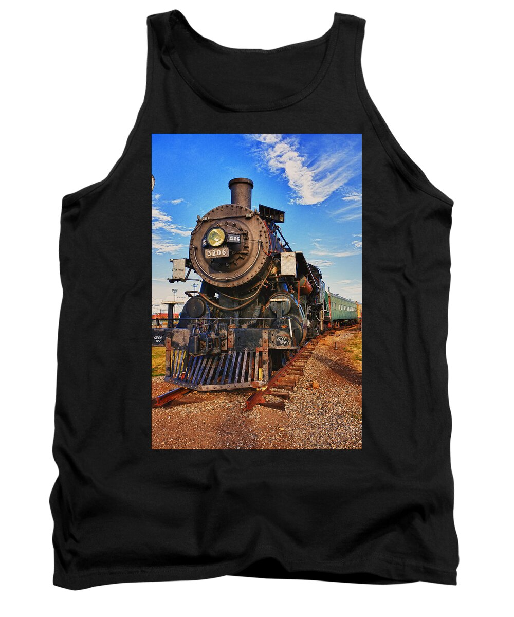 Old Train Tank Top featuring the photograph Old train by Garry Gay