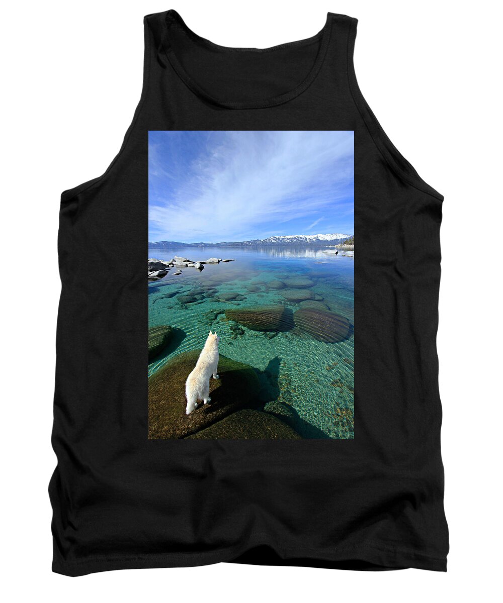 Lake Tahoe Tank Top featuring the photograph On A Clear Day You Can See Forever by Sean Sarsfield
