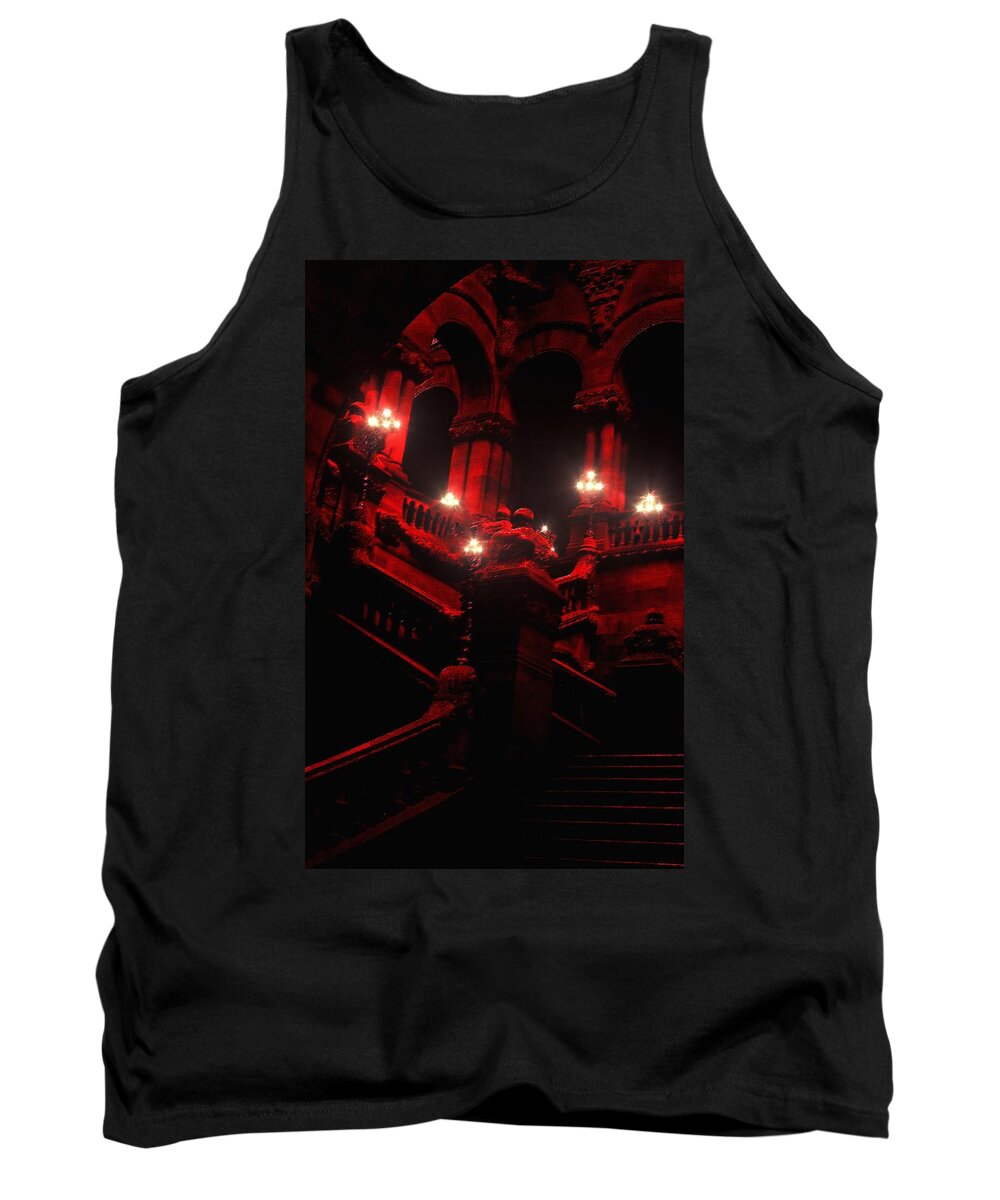 Haunted Tank Top featuring the photograph One Night by Danielle R T Haney