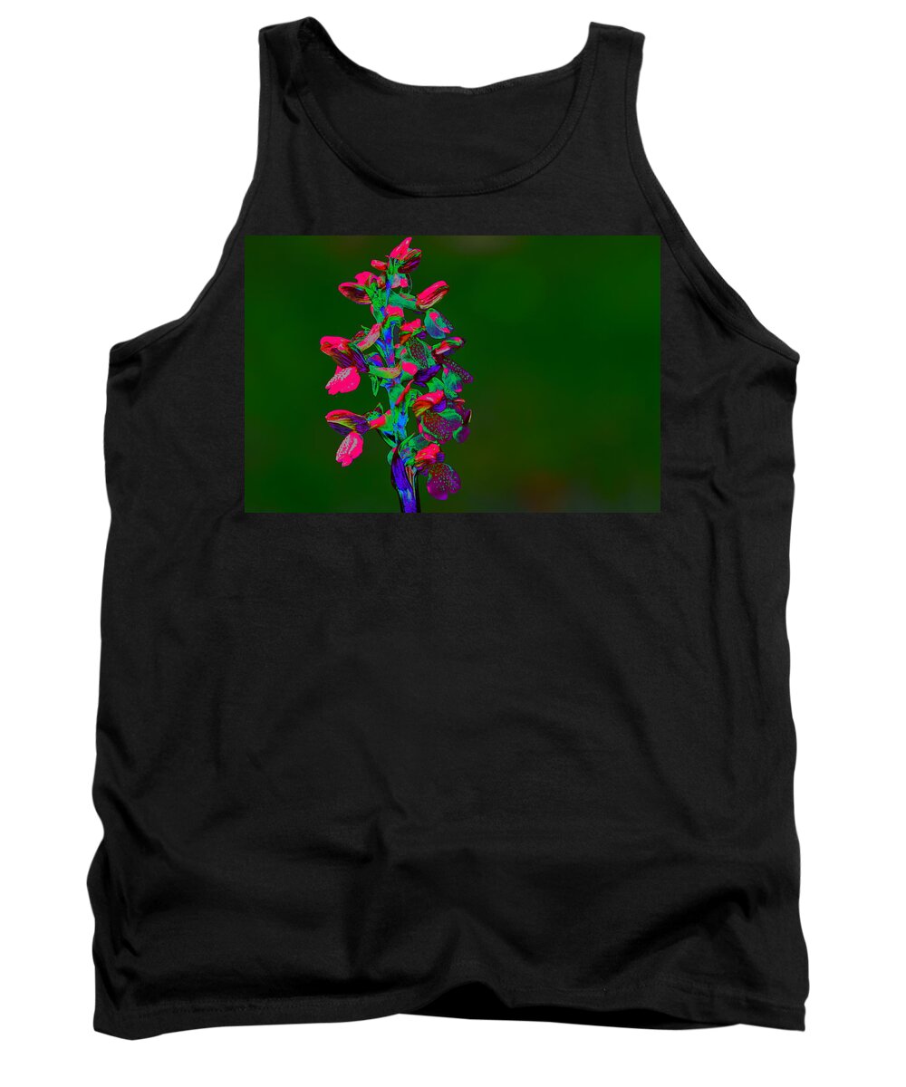 Flowers Tank Top featuring the photograph Orchid by Richard Patmore