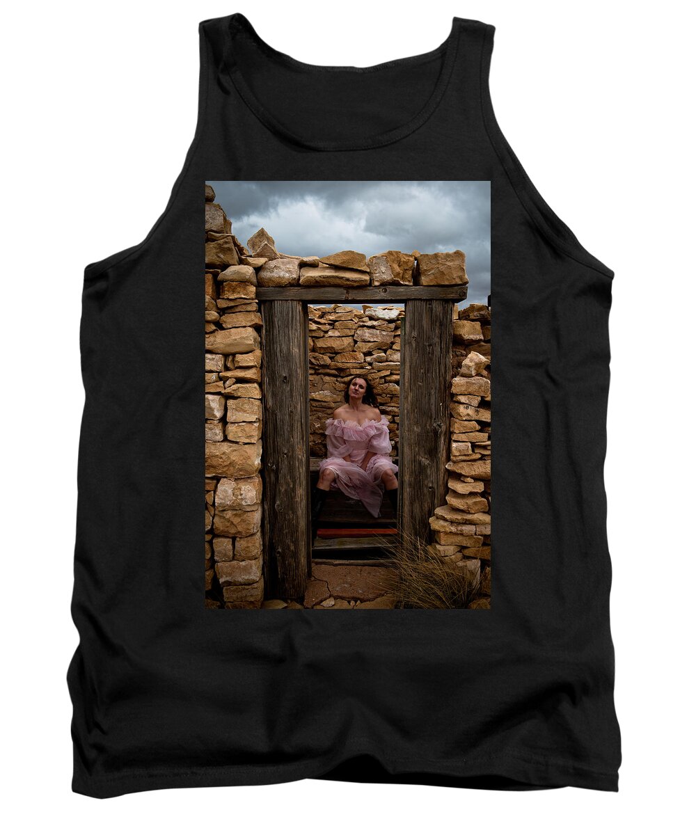 Woman Tank Top featuring the photograph Outdoor Outhouse by Scott Sawyer