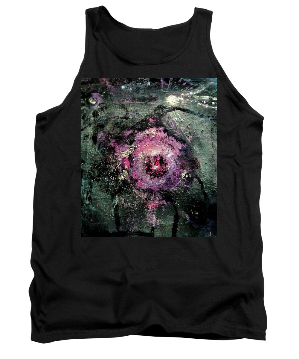  Painting Tank Top featuring the painting Outside by 'REA' Gallery