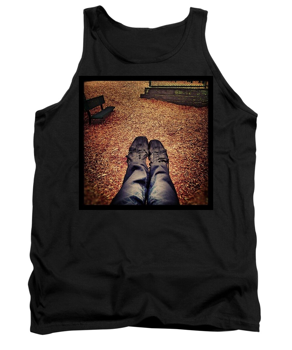 Park Tank Top featuring the photograph #park by Darren Williams
