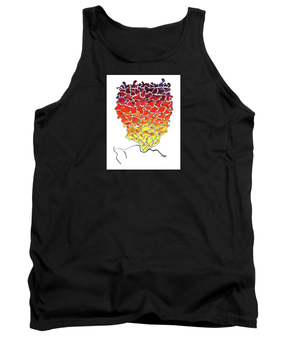 Hawaii Tank Top featuring the painting Pele Dreams by Diane Thornton