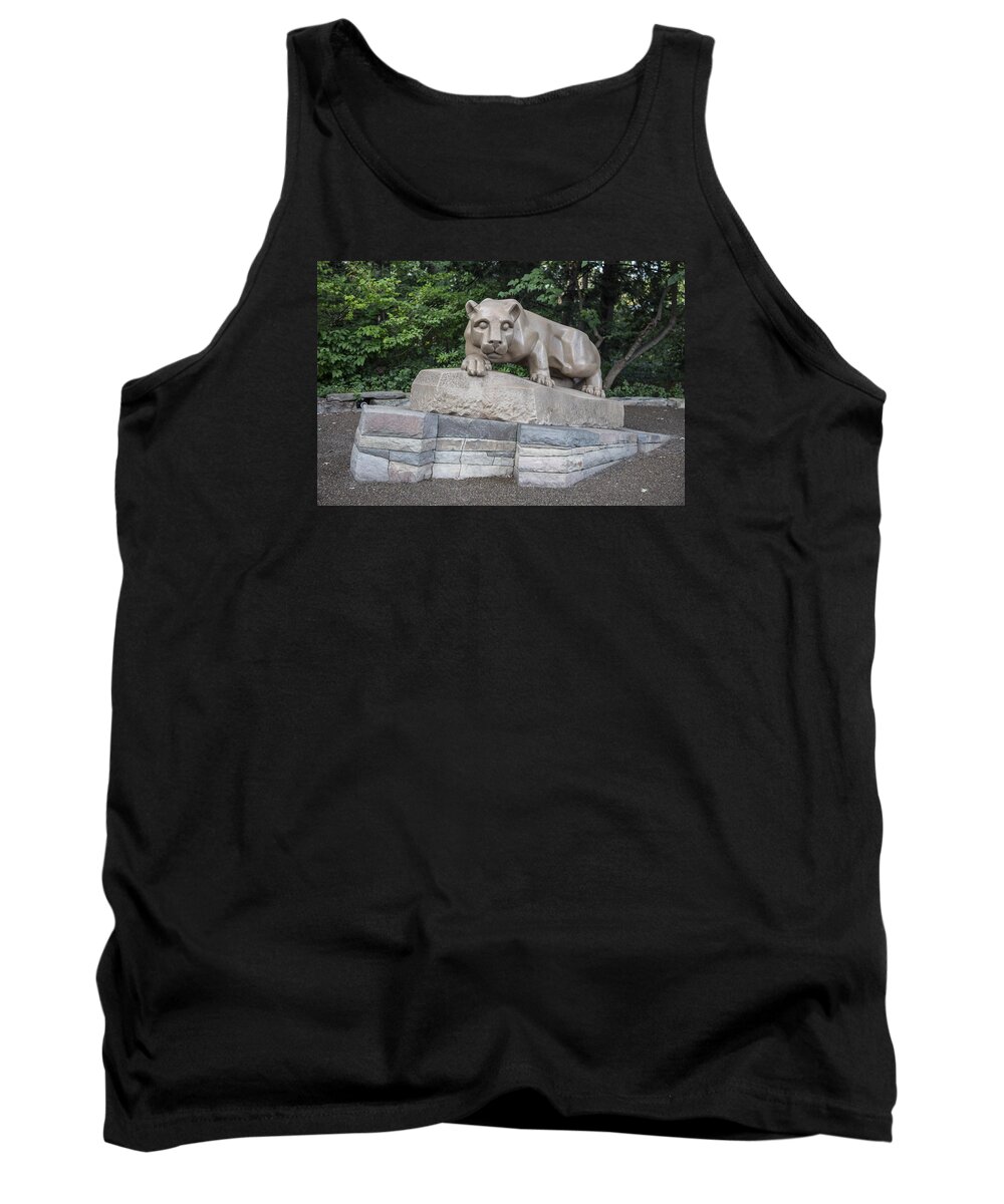 Penn State Tank Top featuring the photograph Penn Statue Statue by John McGraw