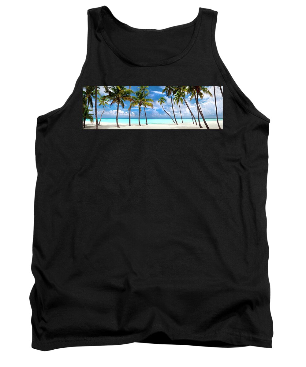  Tropical Tank Top featuring the photograph Perfect Beach by Sean Davey