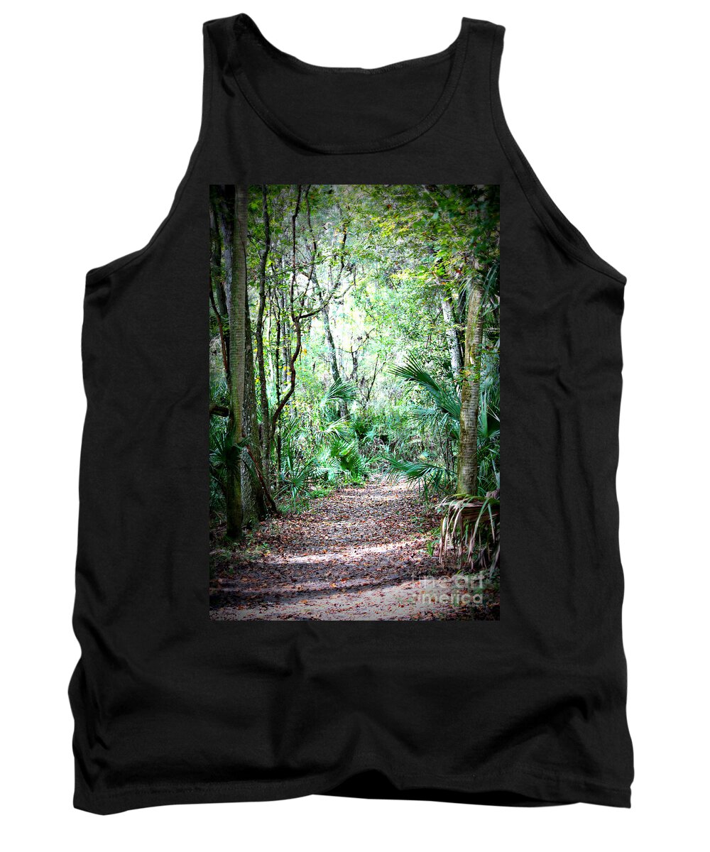 Florida Wilderness Tank Top featuring the photograph Perilous Path by Carol Groenen