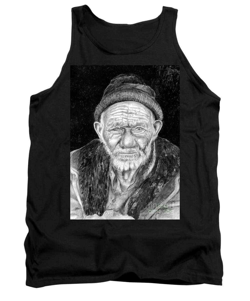 Figurative Painting Tank Top featuring the painting Perserverance by Portraits By NC