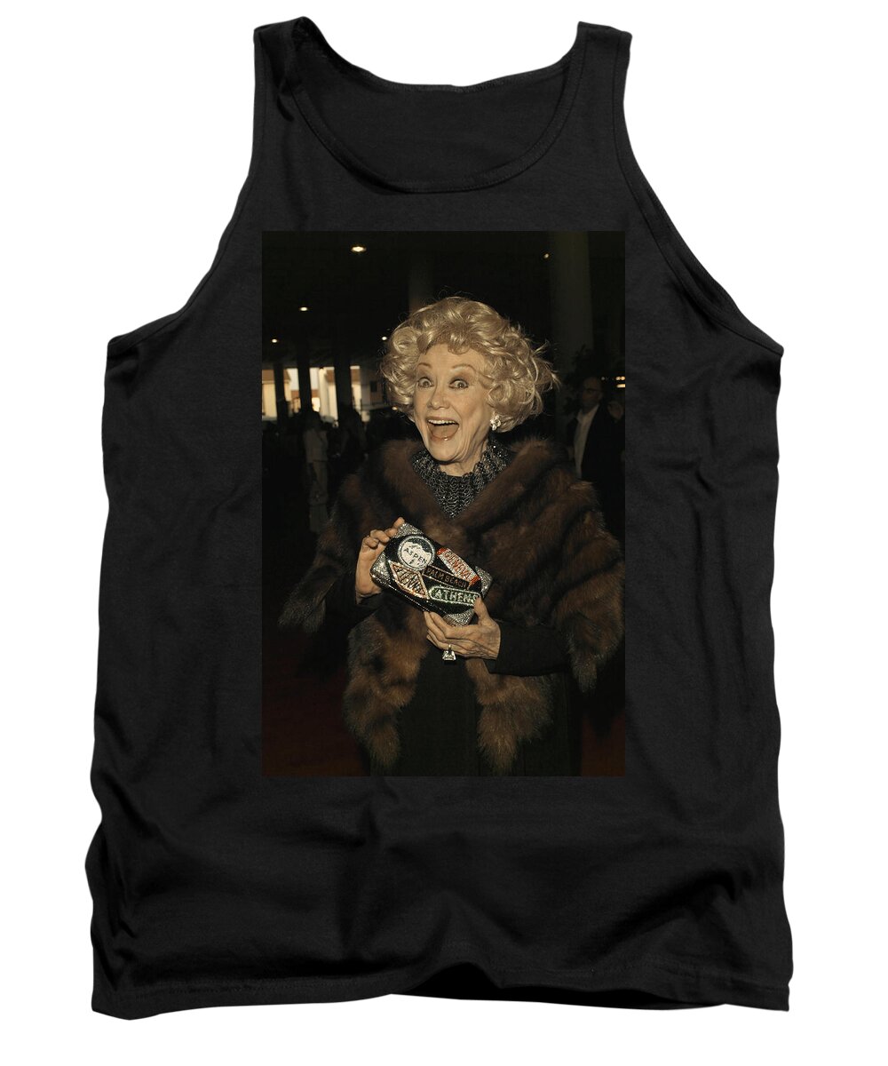 Gala Tank Top featuring the photograph Phyllis Diller by Nina Prommer