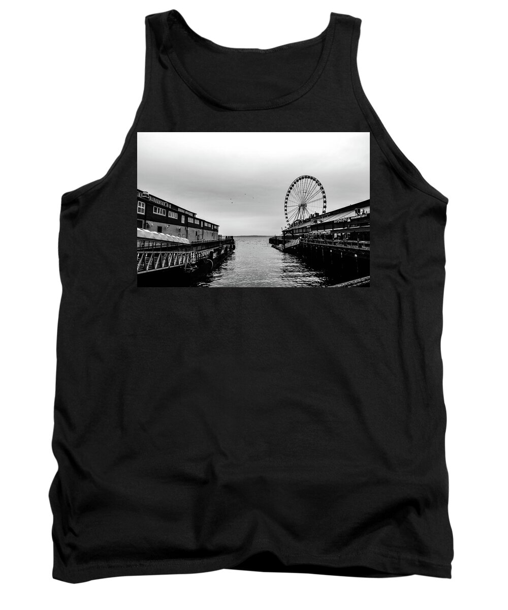 Seattle Tank Top featuring the photograph Pierless by D Justin Johns
