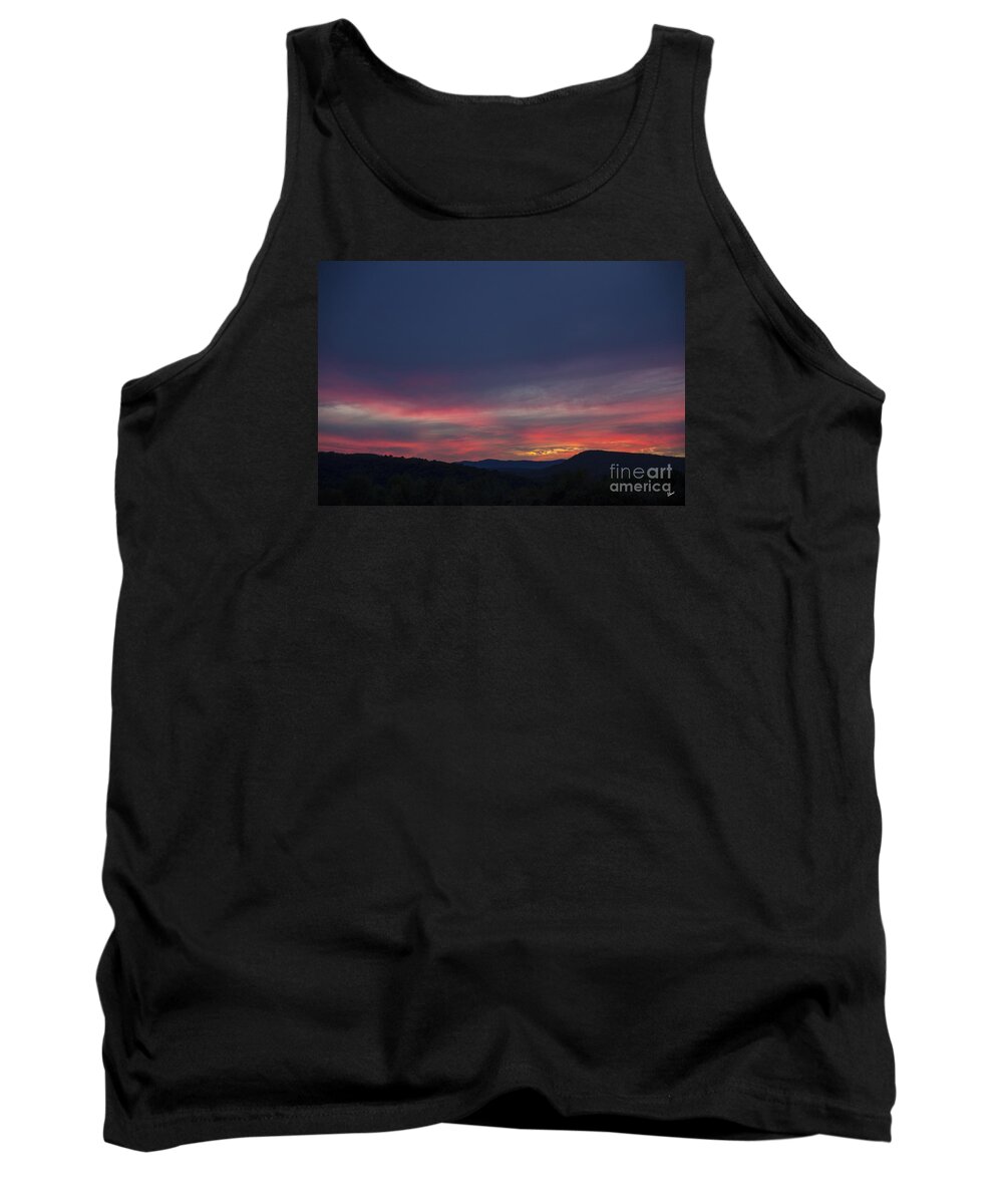 Pink Tank Top featuring the photograph Pink Clouds by Alana Ranney