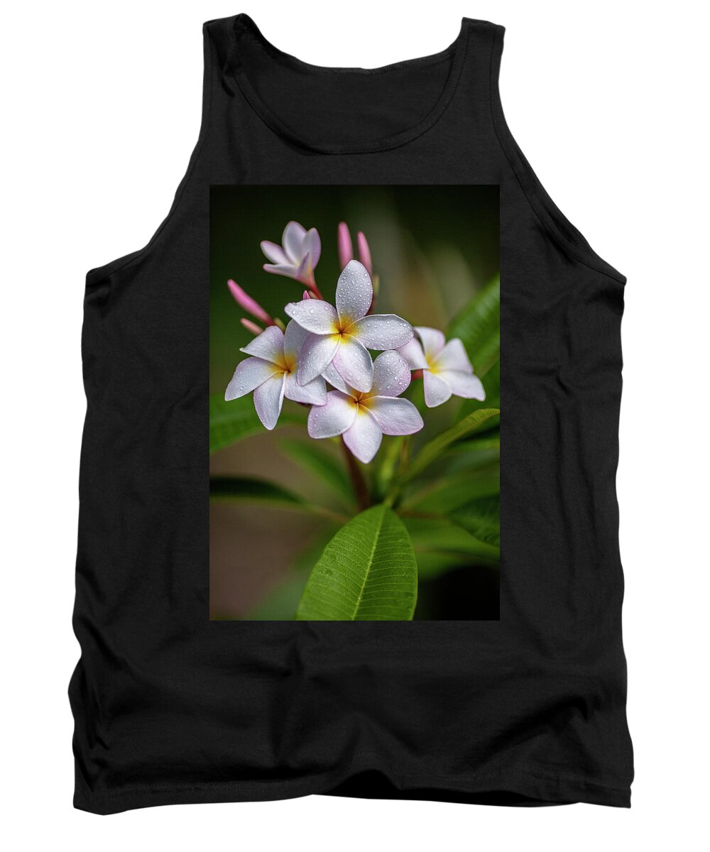 Tropical Tank Top featuring the photograph Plumeria 3 by Al Hurley