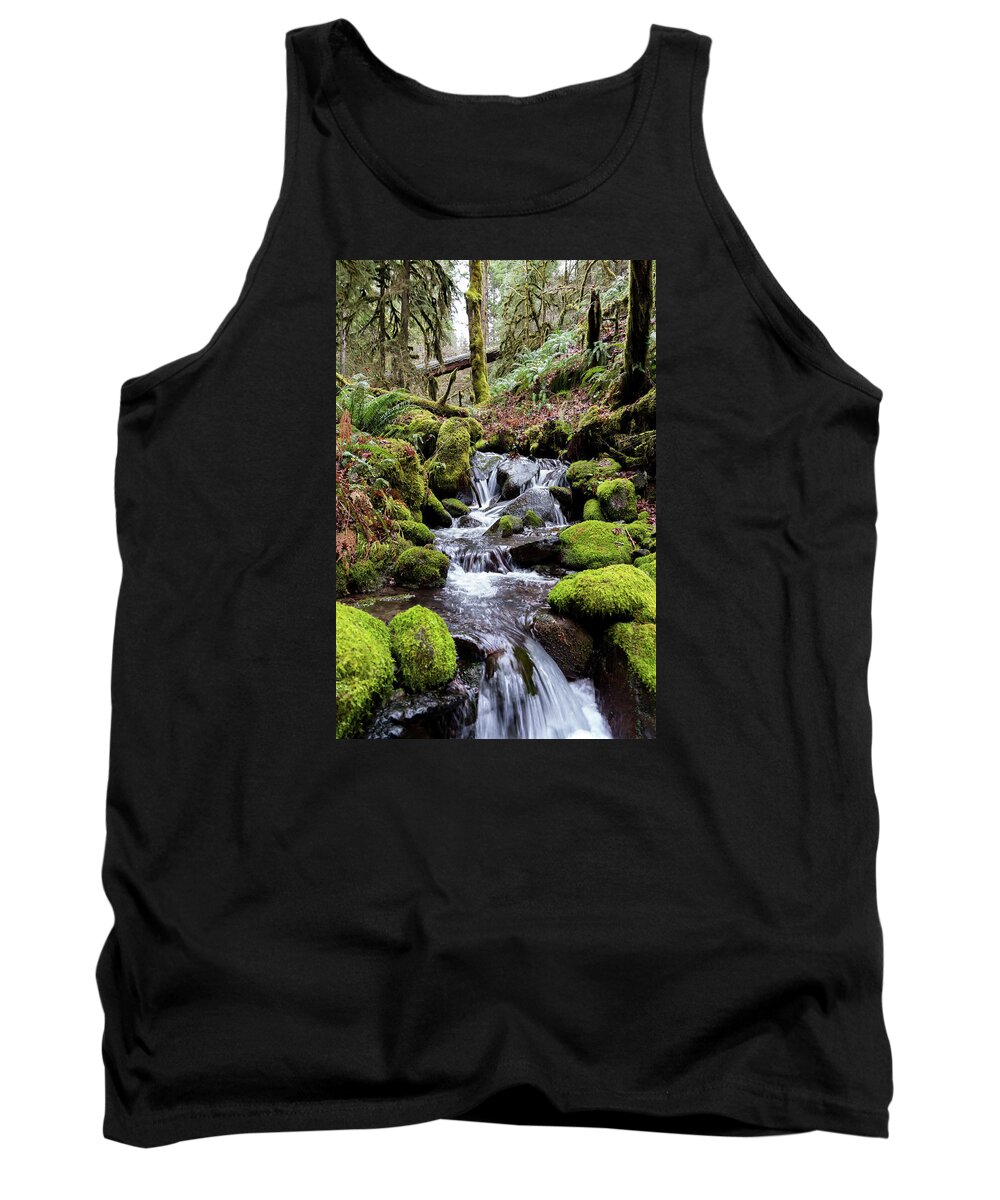Trees Tank Top featuring the photograph PNW Forest by Steven Clark