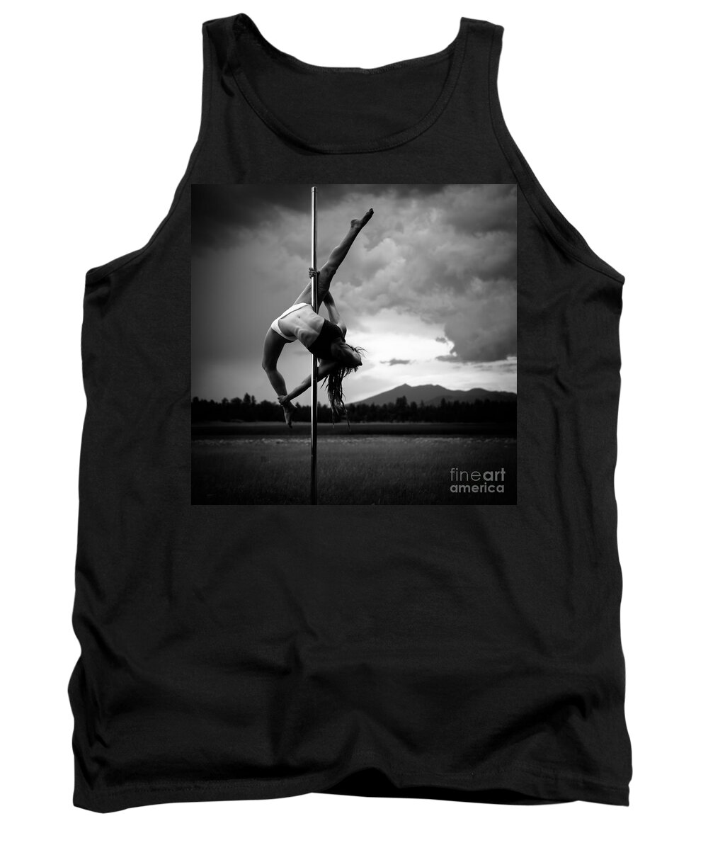 Hailey Tank Top featuring the photograph Pole Dance 1 by Scott Sawyer