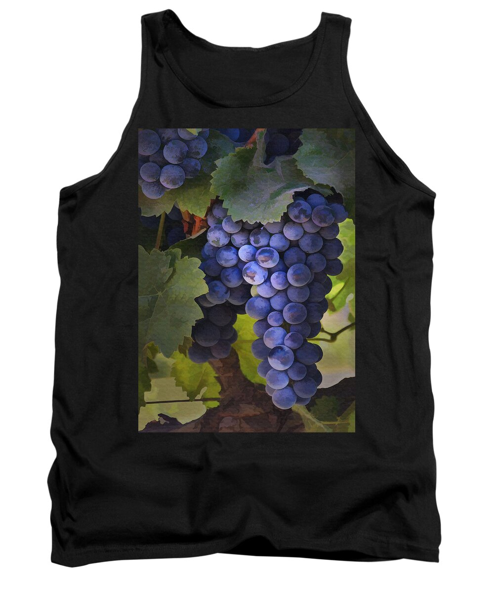 Grape Tank Top featuring the photograph Purple Blush by Sharon Foster