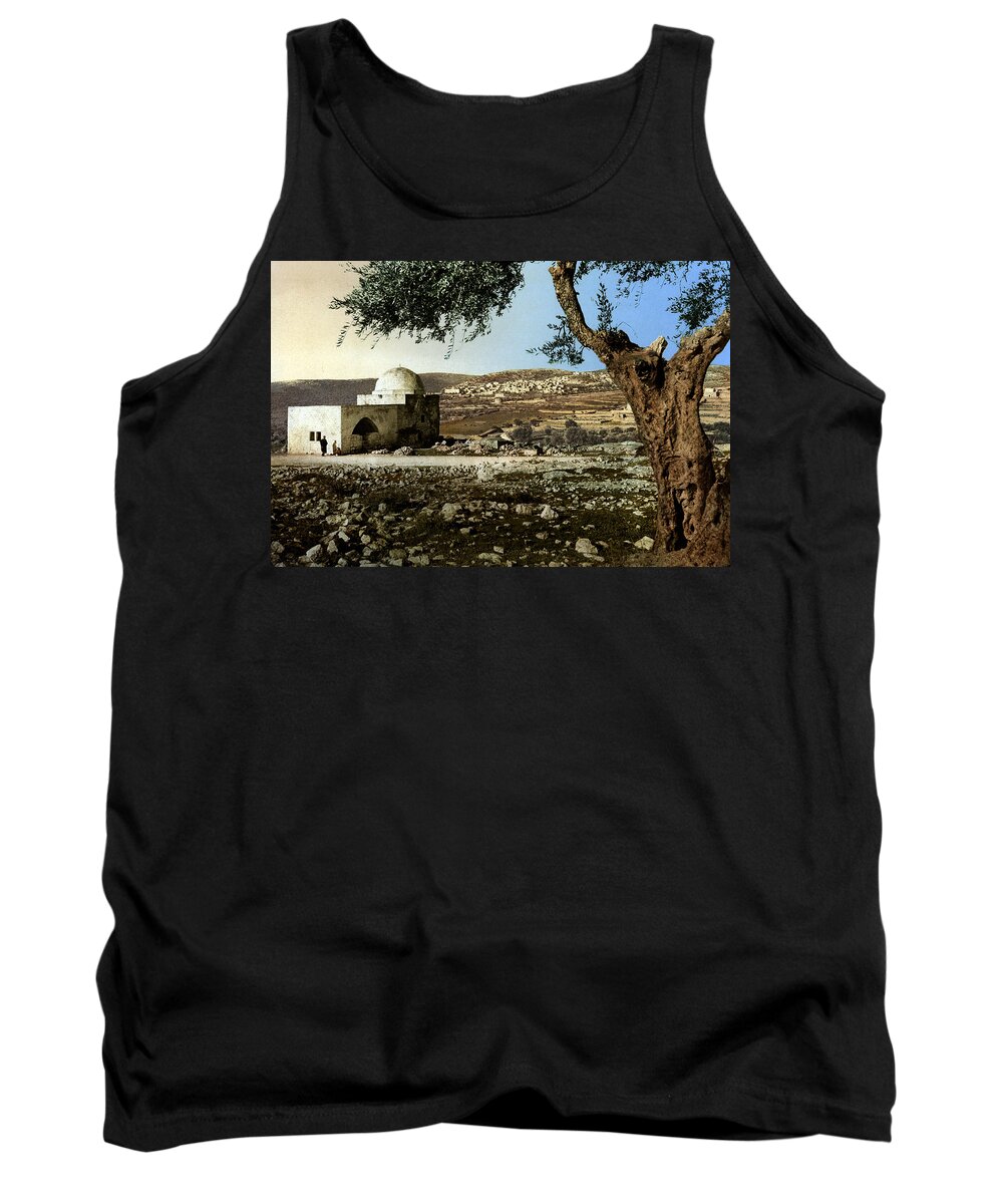 Outdoor Tank Top featuring the photograph Rachel Tomb in Bethlehem by Munir Alawi