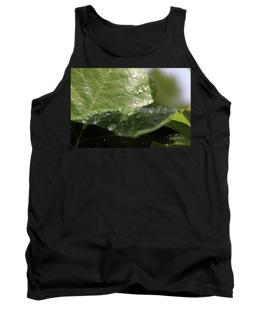 Water Drops Tank Top featuring the photograph Rain by Jackson Pearson