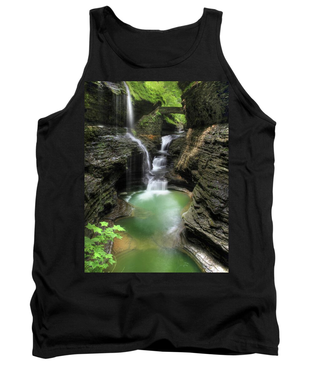 Waterfall Tank Top featuring the photograph Rainbow Falls by Lori Deiter