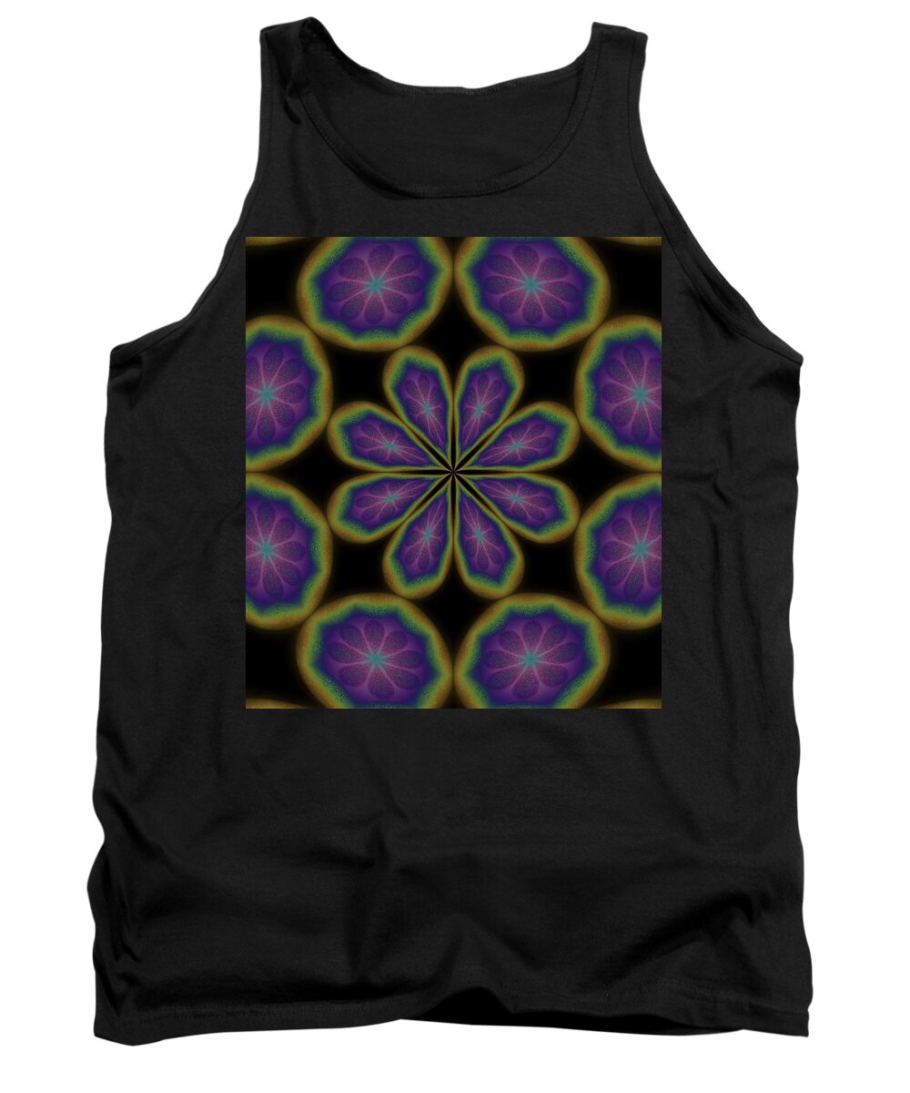 Creative Media Tank Top featuring the digital art Rainbow Oranges by Ee Photography