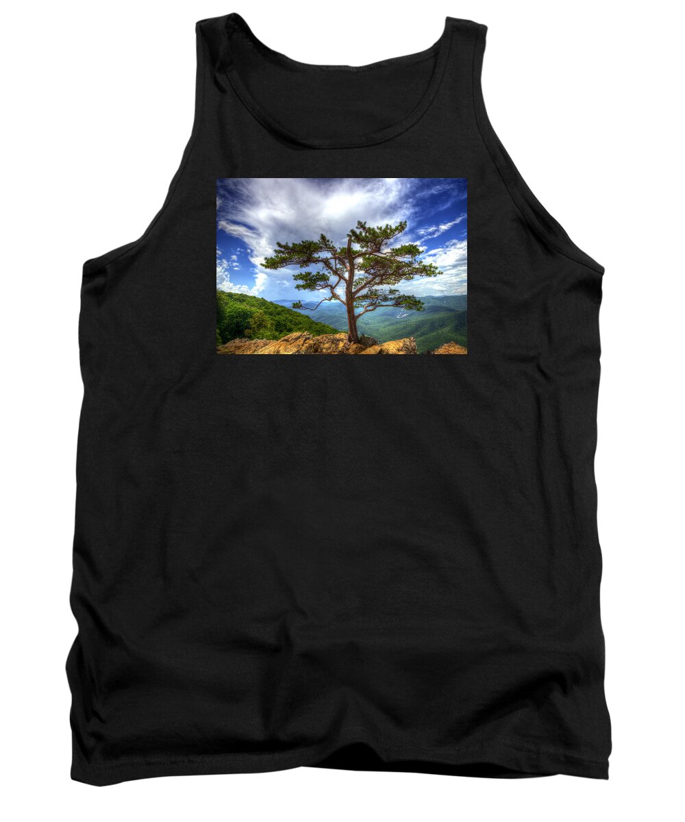 Ravens Roost Tank Top featuring the photograph Ravens Roost Tree by Greg Reed