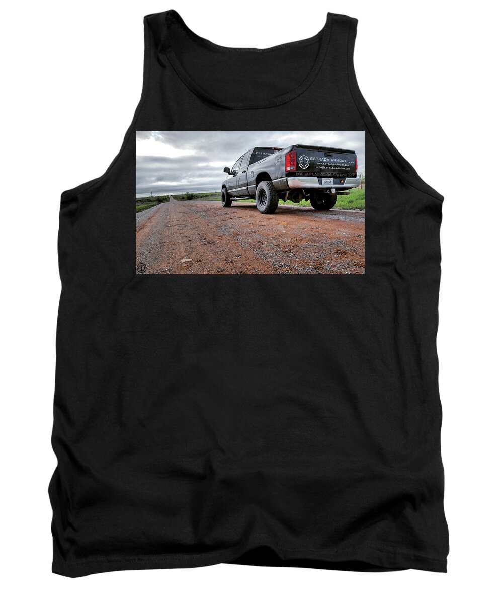 Dodge Tank Top featuring the digital art Ready to Roll by Jorge Estrada