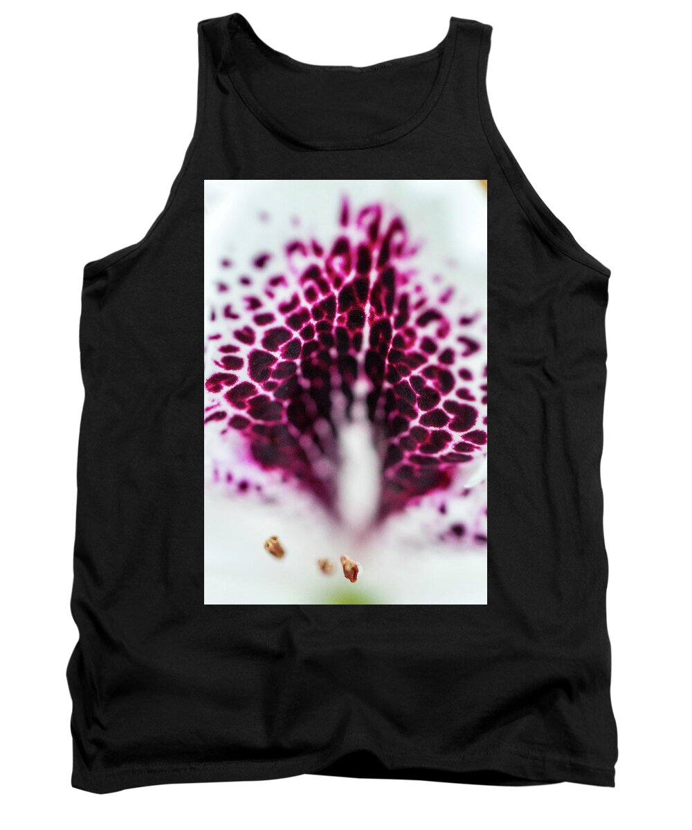 Macro Tank Top featuring the photograph Rhododendron by Danielle Silveira
