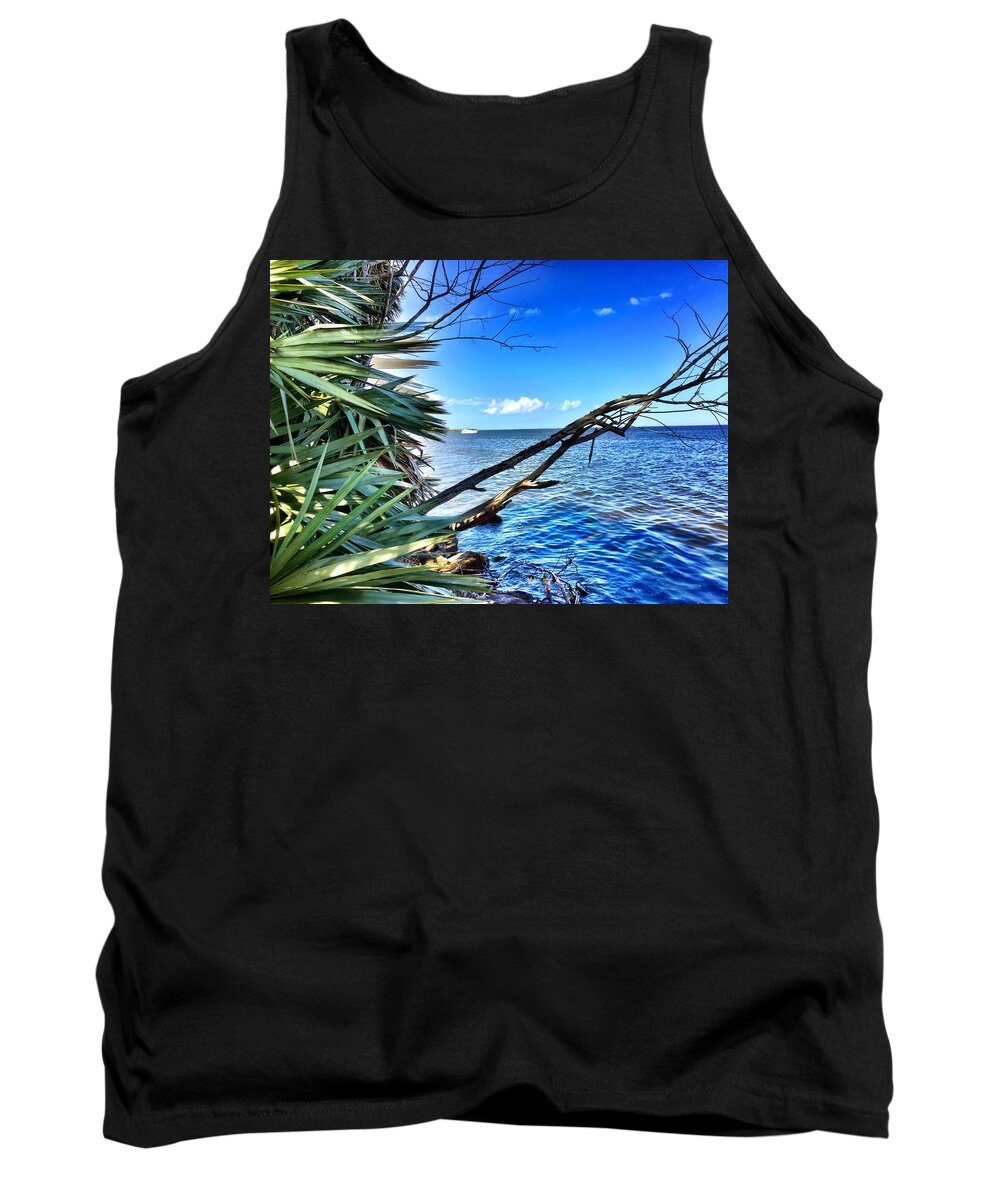 Riverside Tank Top featuring the photograph Riverside by Carlos Avila