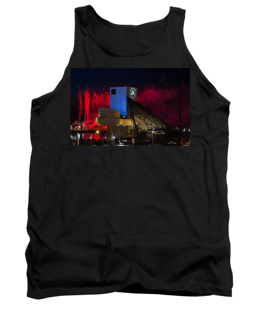 Rock On Fire Tank Top featuring the photograph Rock On Fire by Dale Kincaid