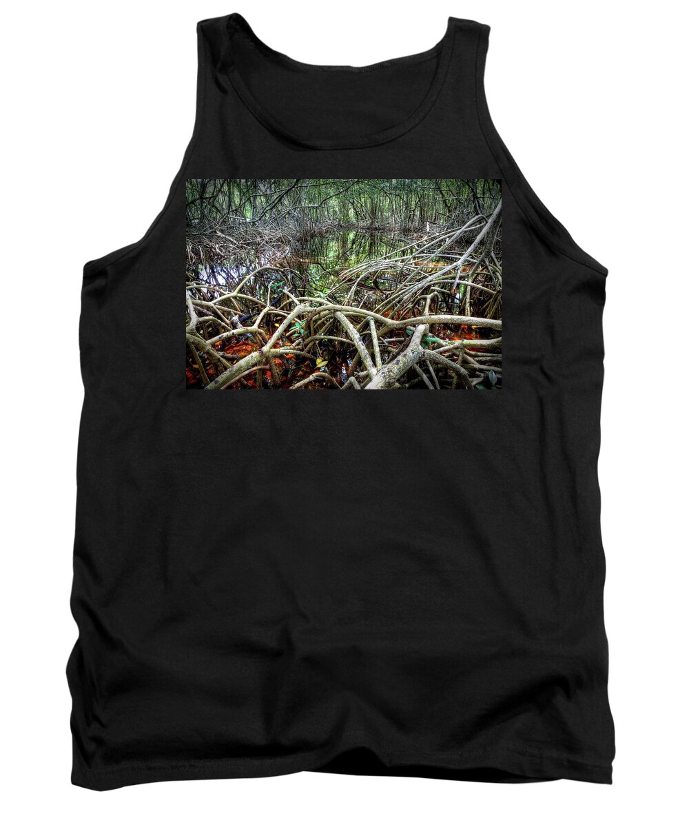 Everglades Tank Top featuring the photograph Roots by Alberto Audisio