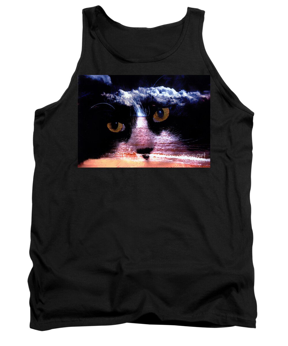 Clay Tank Top featuring the photograph Sandy Paws by Clayton Bruster