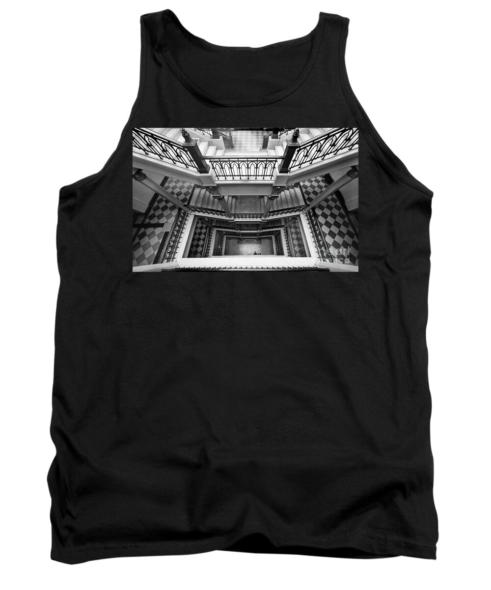 Sao Paulo Tank Top featuring the photograph Sao Paulo - Gorgeous Staircases by Carlos Alkmin