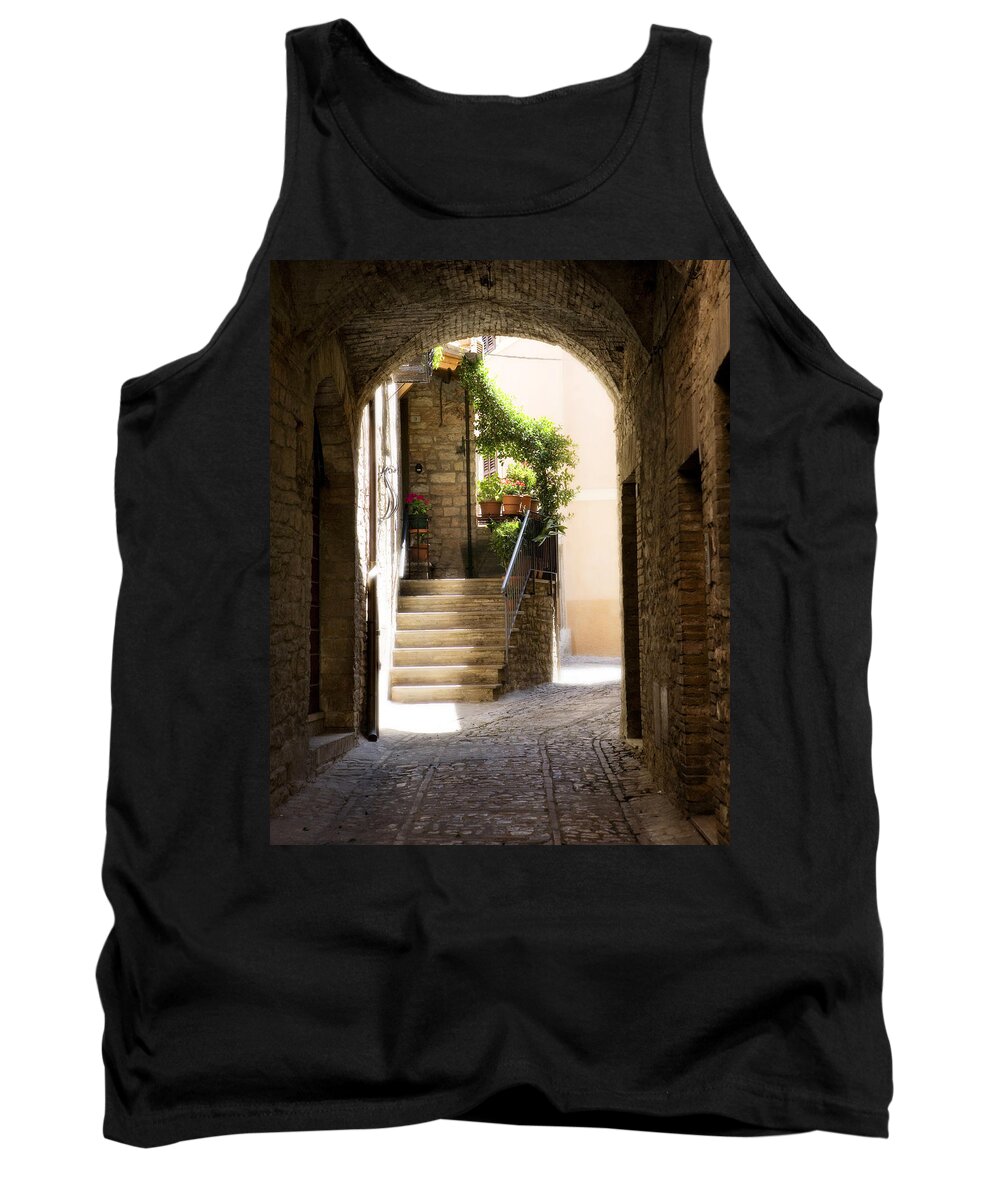 Italy Tank Top featuring the photograph Scenic Archway by Marilyn Hunt