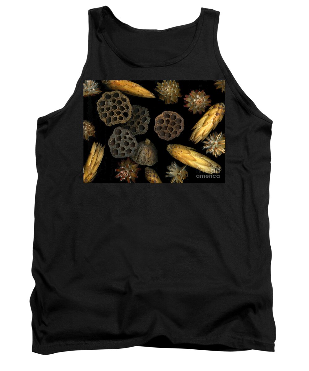 Pods Tank Top featuring the photograph Seeds And Pods by Christian Slanec