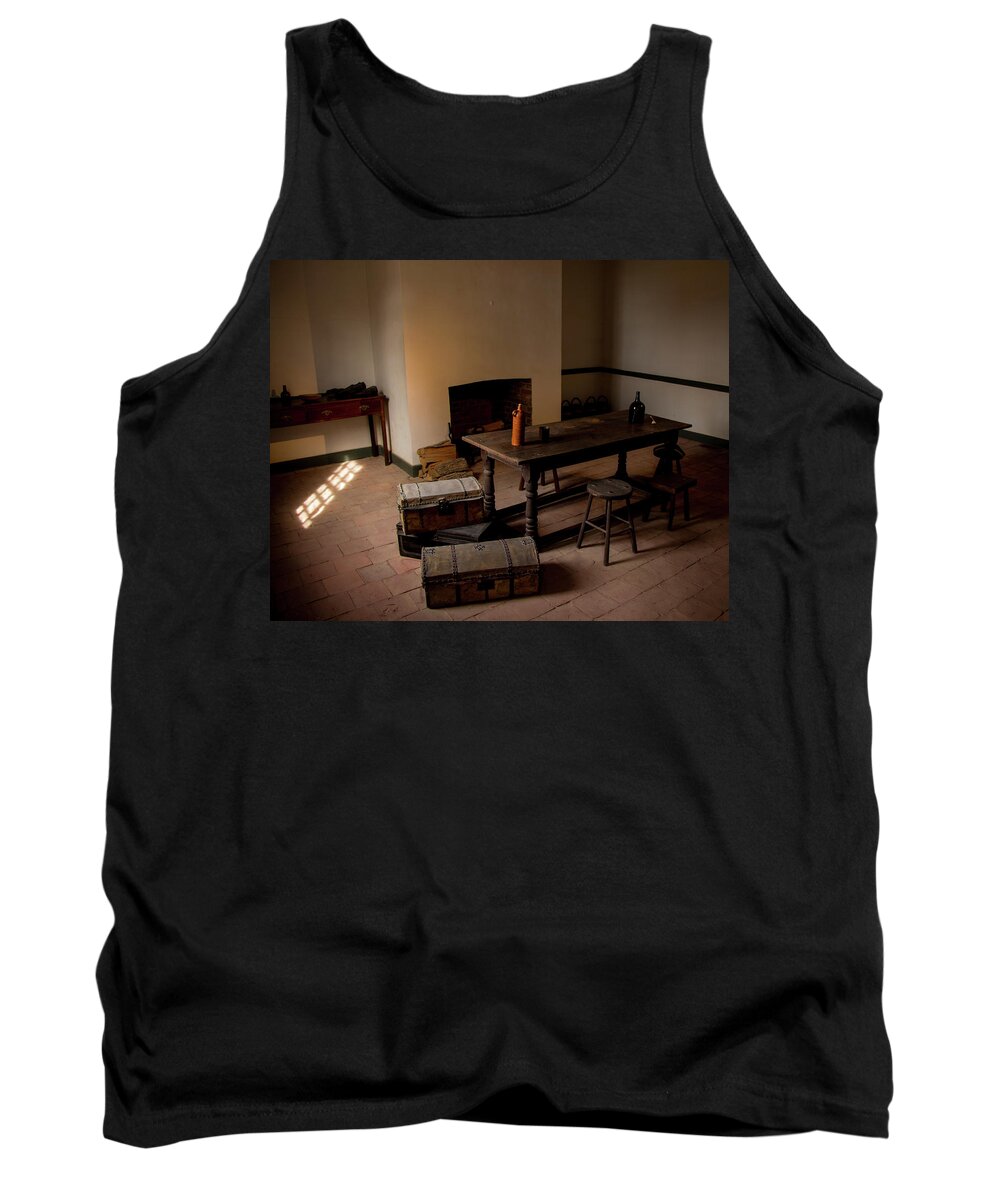 Dim Tank Top featuring the photograph Servant's Hall by Ed Clark