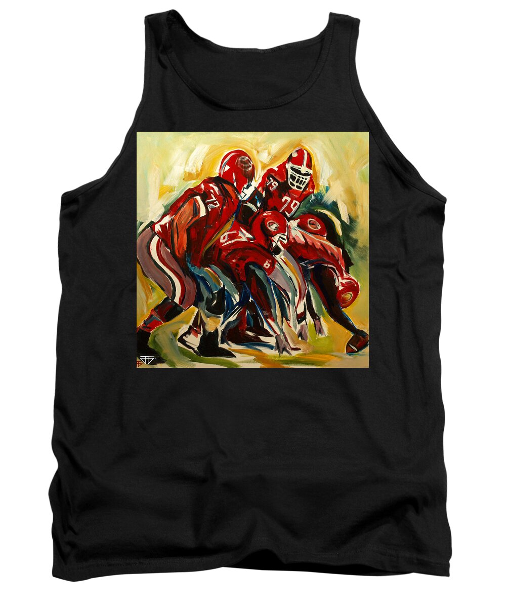 Tank Top featuring the painting Set Hut by John Gholson