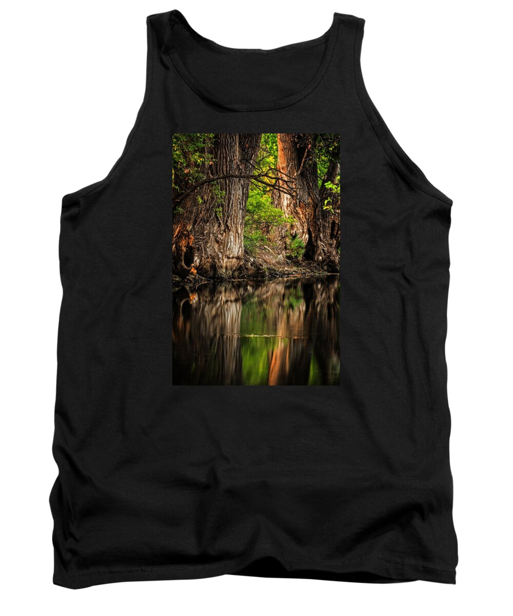 Water Tank Top featuring the photograph Silent River by Scott Read