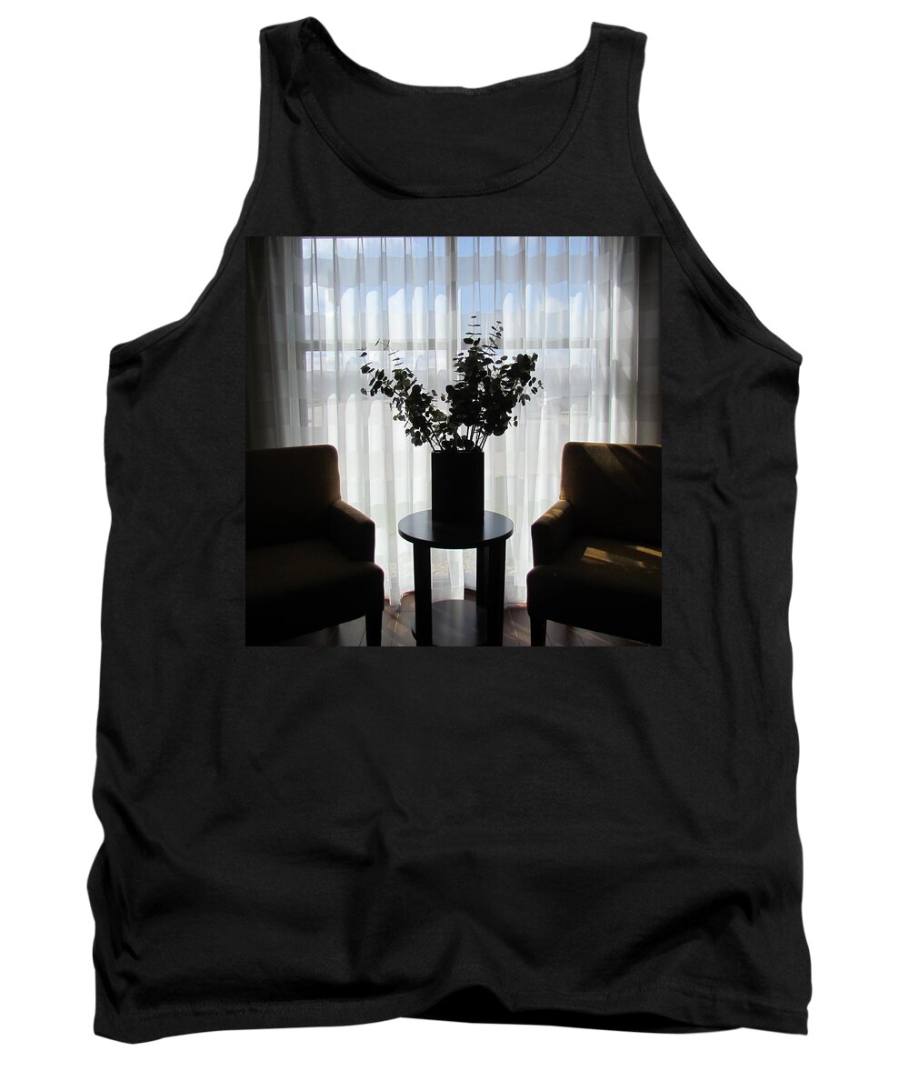 Photograph Tank Top featuring the photograph Silhouette Nook by Delynn Addams