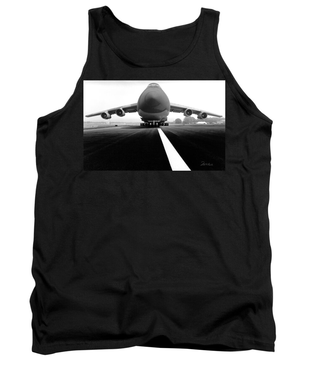Black & White Tank Top featuring the photograph Smiling C Five Galaxy by Frederic A Reinecke