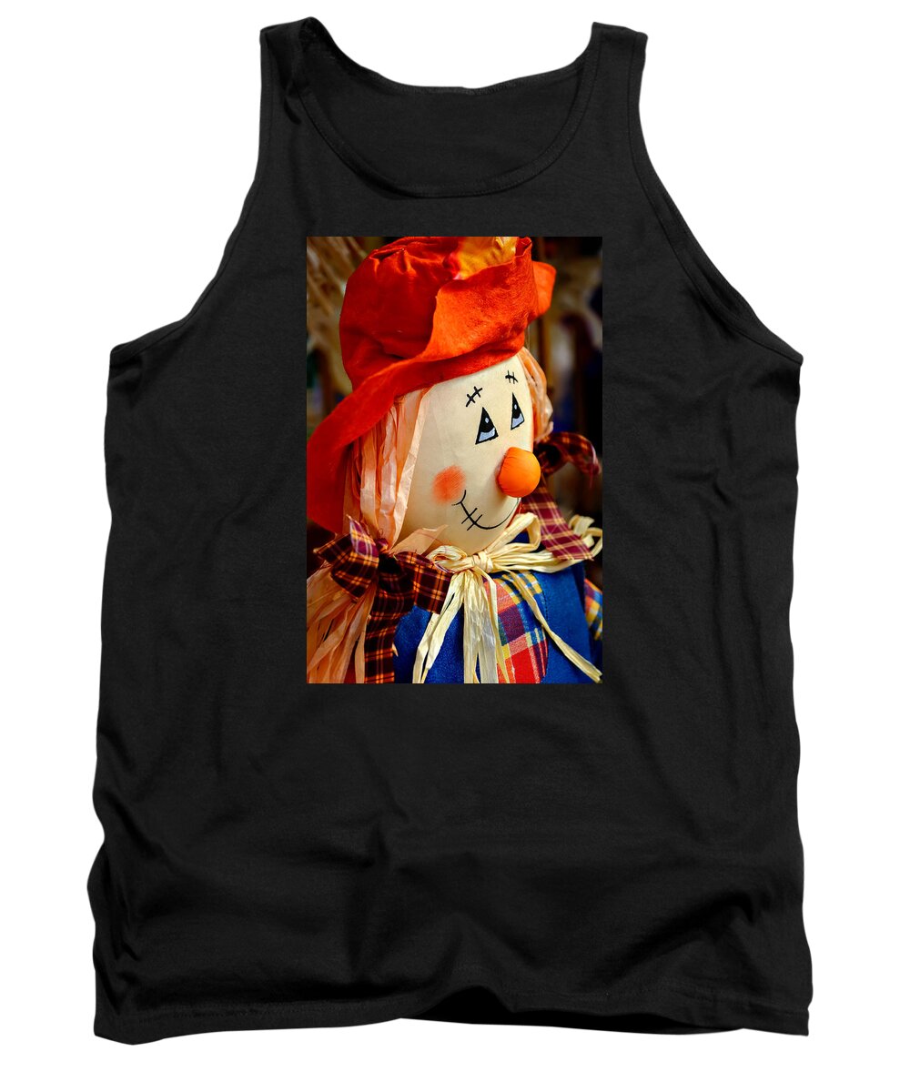 Autumn Tank Top featuring the photograph Smiling Face 2 by Julie Palencia