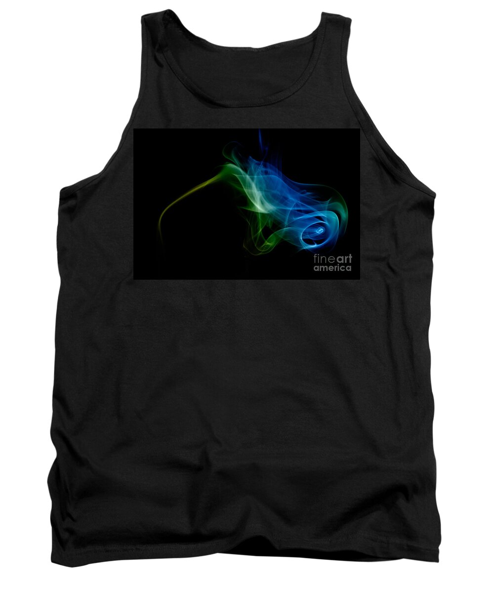 Abstract Tank Top featuring the photograph smoke VI by Joerg Lingnau