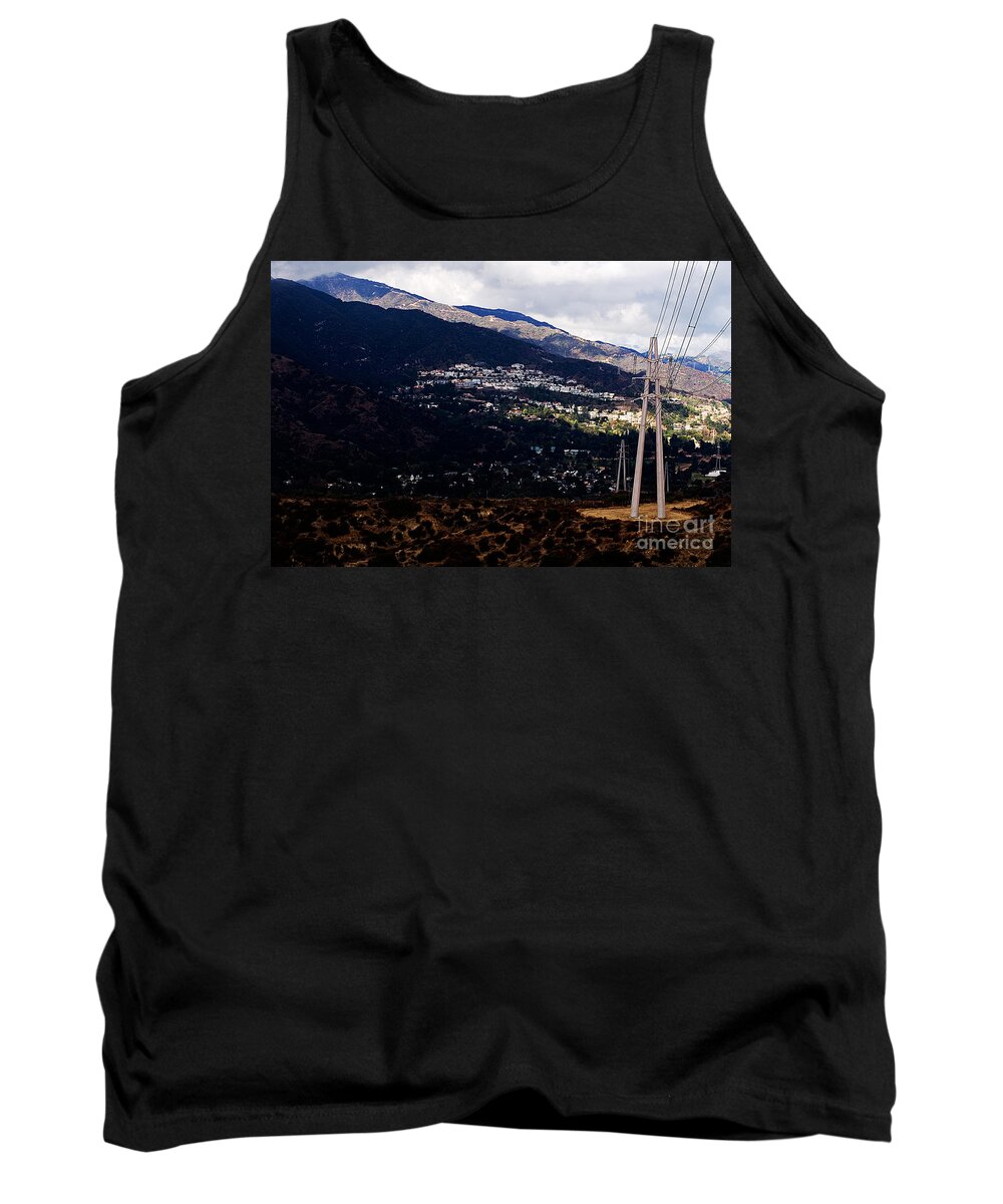 Clay Tank Top featuring the photograph SoCal Fire Road by Clayton Bruster