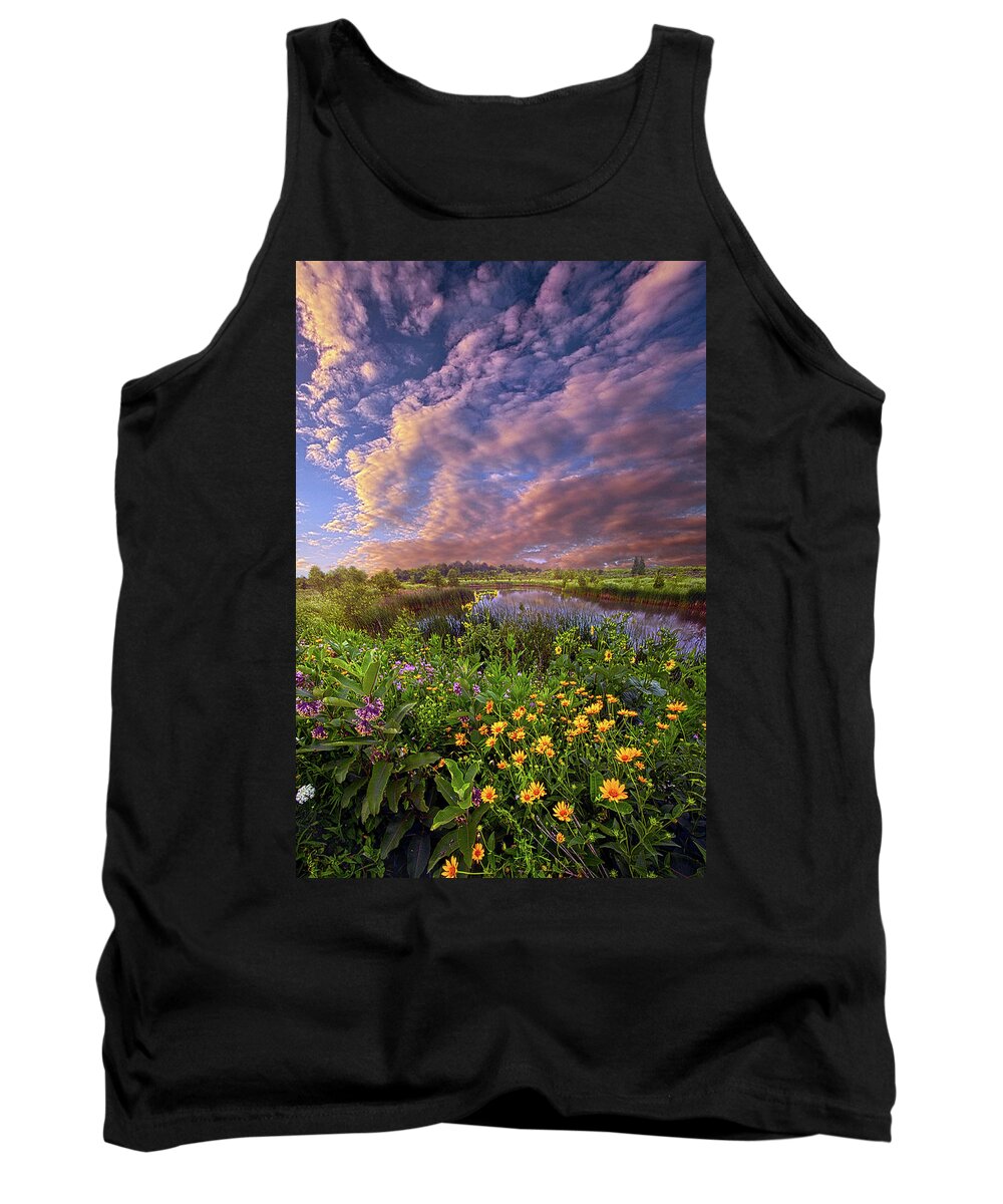 Wisconsin Horizons By Phil Koch Tank Top featuring the photograph Sometimes We Are In Doubt But Never In Despair by Phil Koch